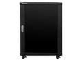Linkbasic 15U 600 Deep Cabinet 2 Fans & 2 Shelves - Linkbasic CAB-15U6