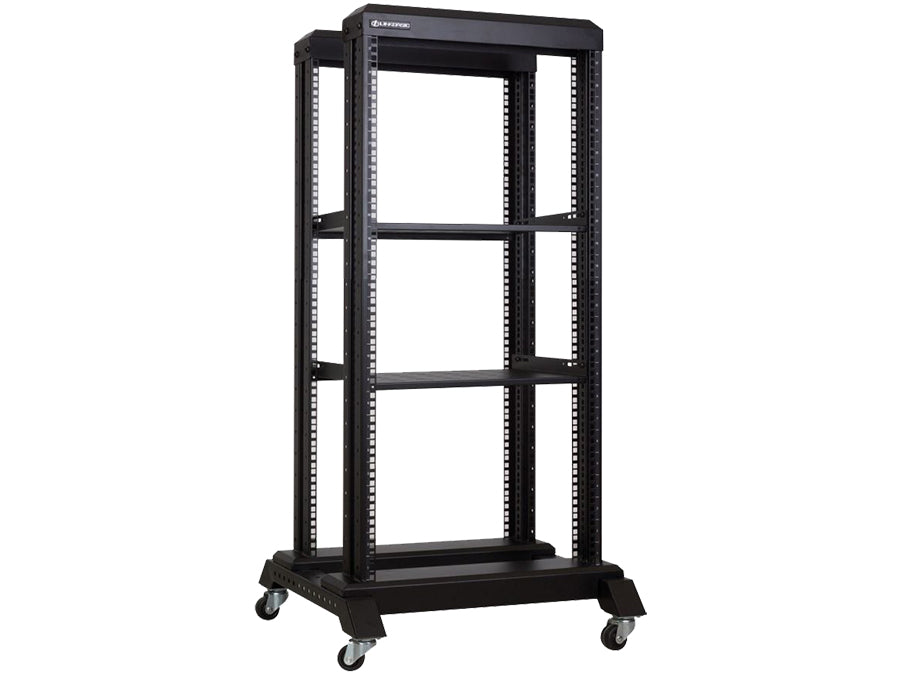 Linkbasic 22U 600 Deep Open Rack & 2 Shelves - Linkbasic CAB-22UR