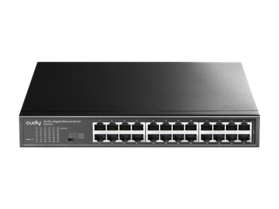 Cudy GS1024 24-port Gigabit unmanaged Ethernet switch for desktop or rack mounting