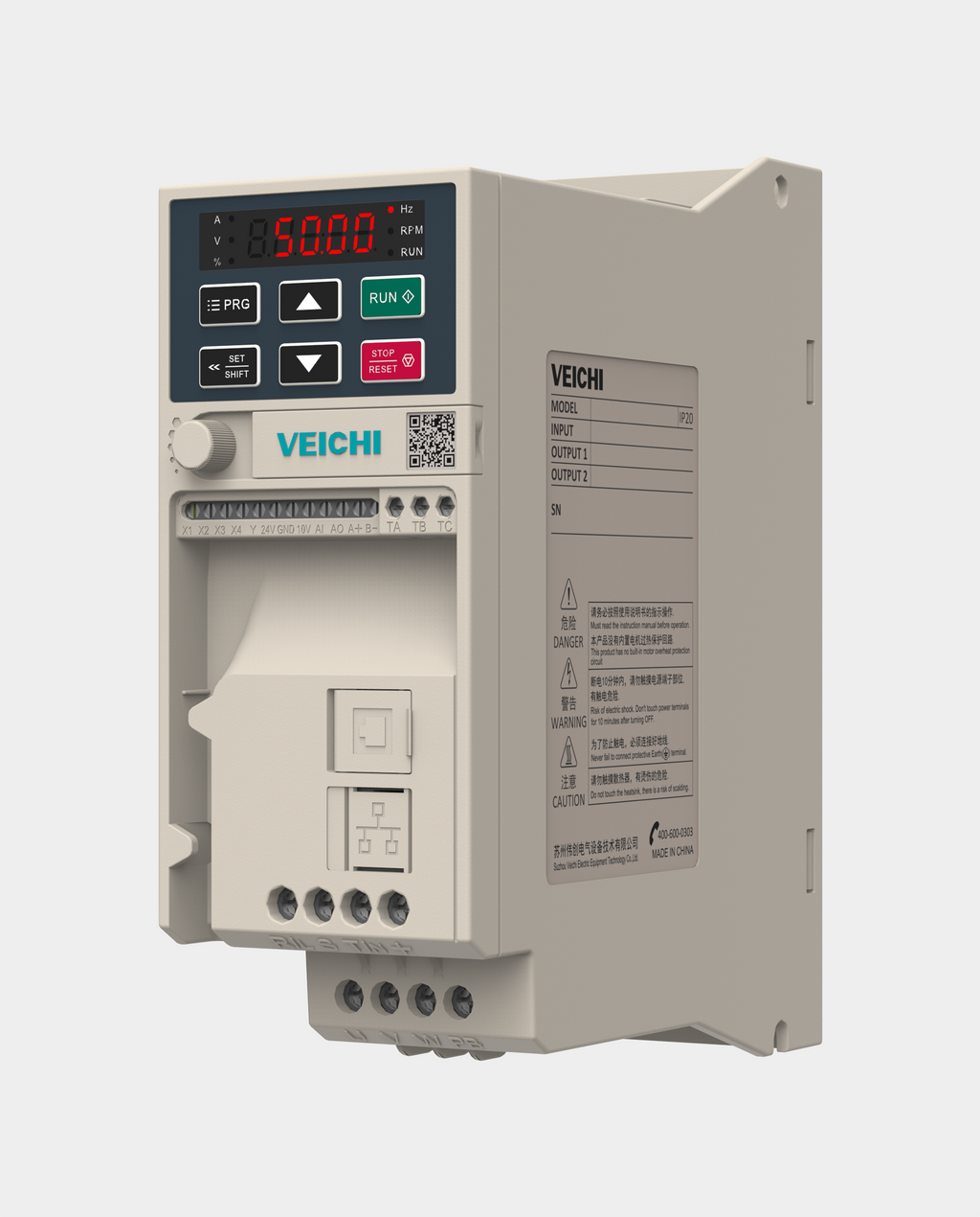 Veichi AC10 0.75kW 220V single-phase VSD/VFD - view 2