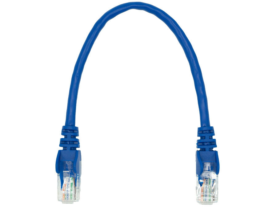 Linkbasic 22cm UTP Cat5e Flylead Blue - Linkbasic FLY-0.2B