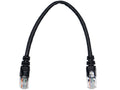 Linkbasic 22cm UTP Cat5e Flylead Black - Linkbasic FLY-0.2BL