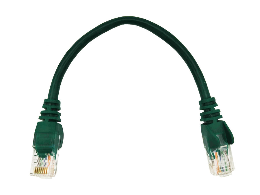 Linkbasic 22cm UTP Cat5e Flylead Green - Linkbasic FLY-0.2G