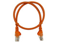 Linkbasic 50cm UTP Cat5e Flylead Orange - Linkbasic FLY-0.5O