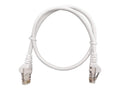 Linkbasic 50cm UTP Cat5e Flylead White - Linkbasic FLY-0.5W