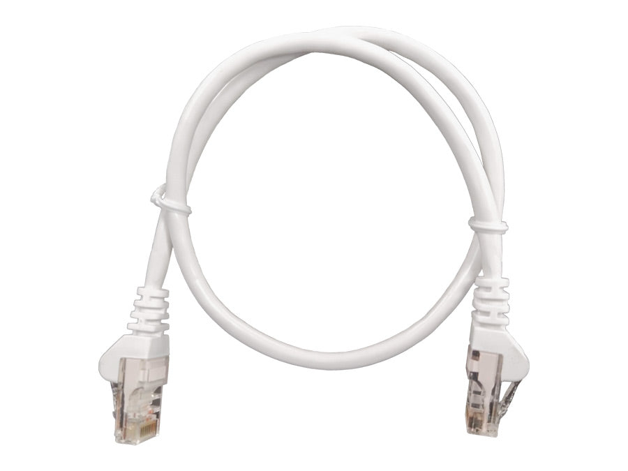 Linkbasic 50cm UTP Cat5e Flylead White - Linkbasic FLY-0.5W