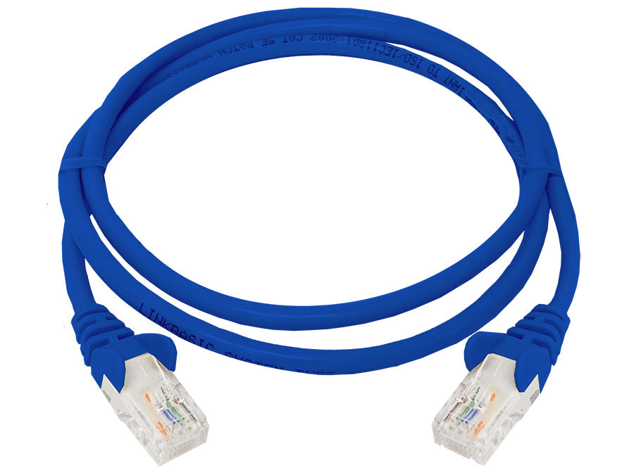 Linkbasic 1 m UTP Cat5e Flylead Blue - Linkbasic FLY-1B