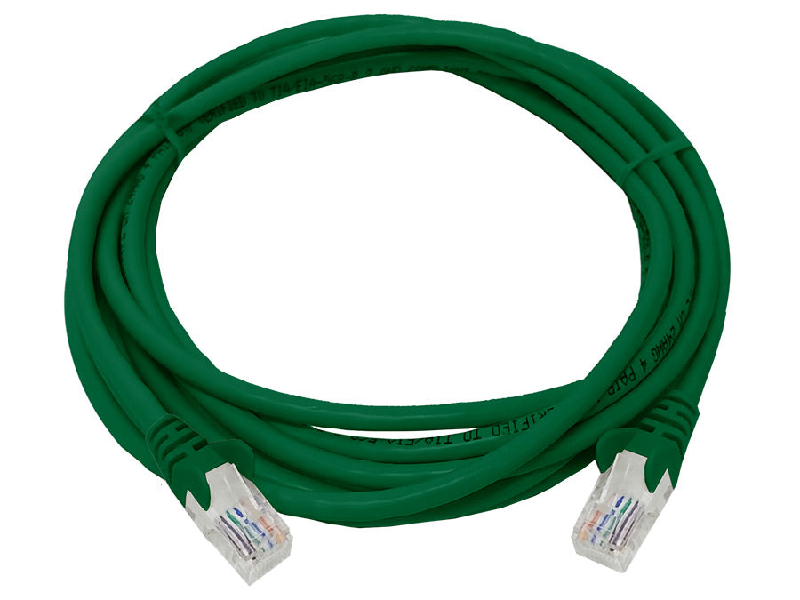 Linkbasic 3 m UTP Cat5e Flylead Green - Linkbasic FLY-3G