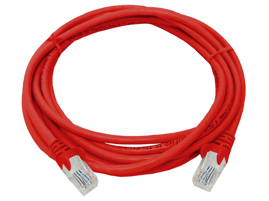 Linkbasic 3 m UTP Cat5e Flylead Red - Linkbasic FLY-3R