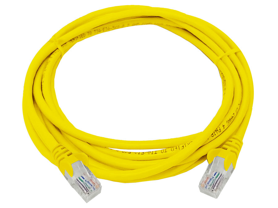 Linkbasic 3 m UTP Cat5e Flylead Yellow - Linkbasic FLY-3Y