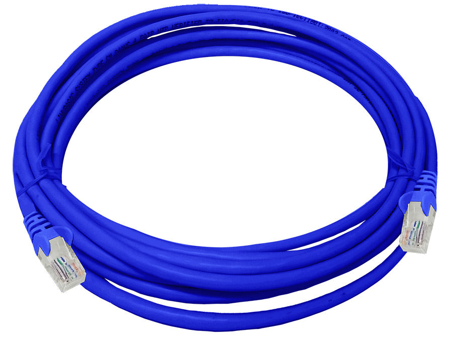 Linkbasic 5 m UTP Cat5e Flylead Blue - Linkbasic FLY-5B