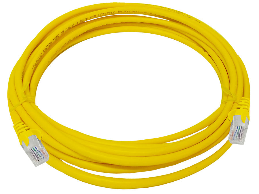 Linkbasic 5 m UTP Cat5e Flylead Yellow - Linkbasic FLY-5Y