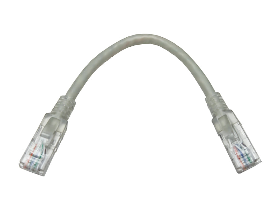 Linkbasic 22cm UTP Cat6 Flylead Grey - Linkbasic FLY-6-0.2