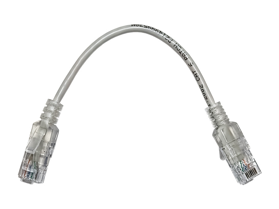 Linkbasic 22cm UTP Cat6 Nano Thin Patch Cable Grey - Linkbasic FLY-6-0.2N