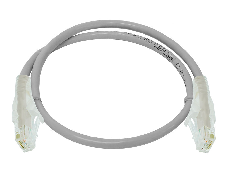 Linkbasic 50cm UTP Cat6 Flylead Grey - Linkbasic FLY-6-0.5