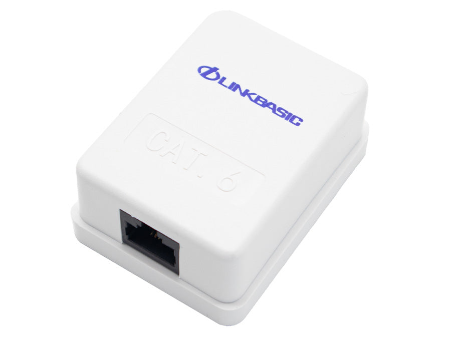 Linkbasic Cat6 Single Surface Mount Box - Linkbasic LB-SM3