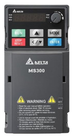 Delta MS300 2.2kW 220V single-phase VSD/VFD - view 2