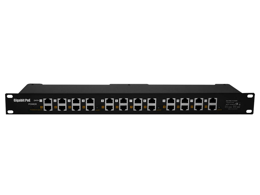 12 Port Gigabit Passive PoE Injector (POE-12G)