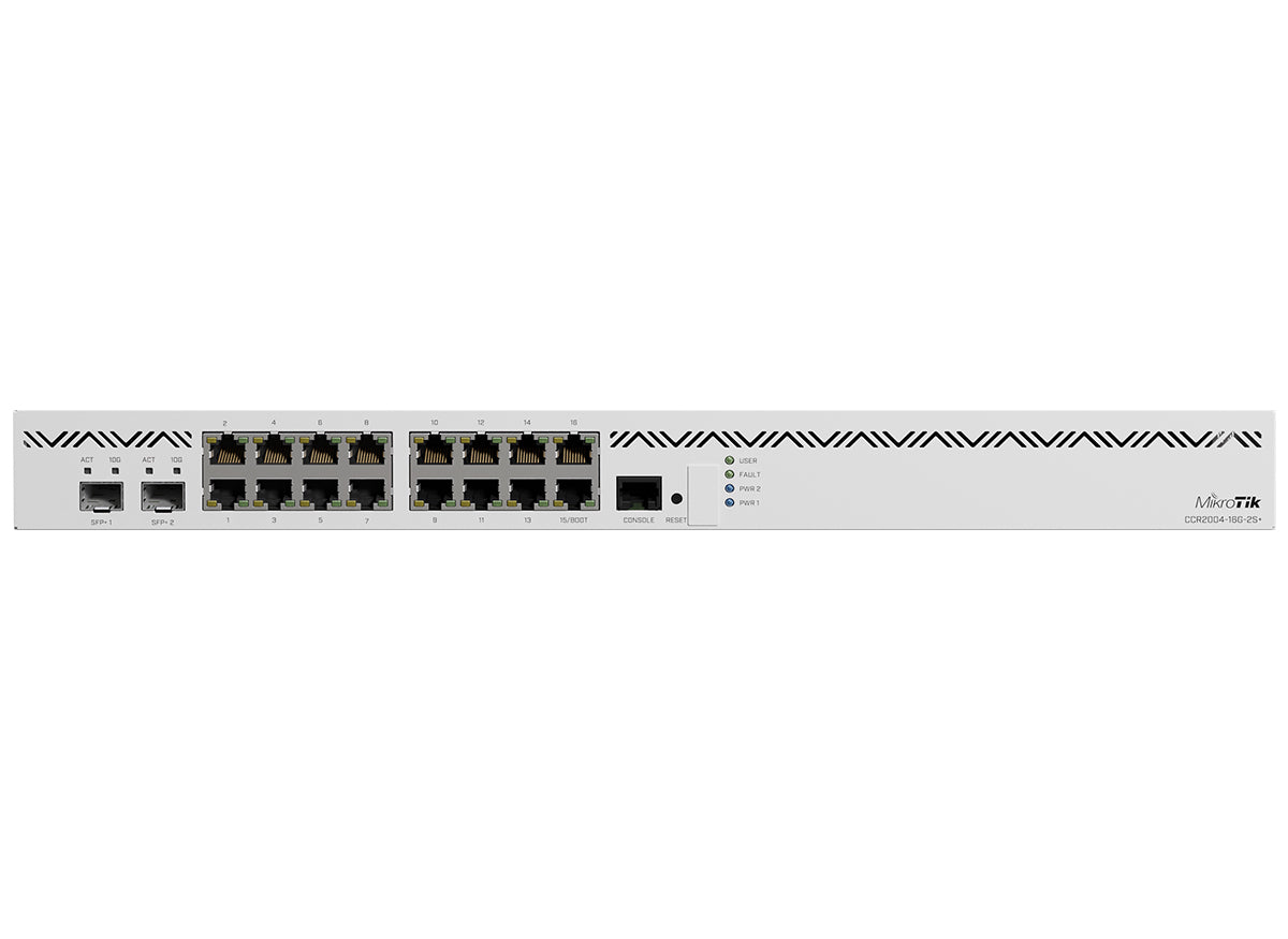 MikroTik CCR2004P Cloud Core 16 Port Gigabit 2SFP+ 4 Core Router product image
