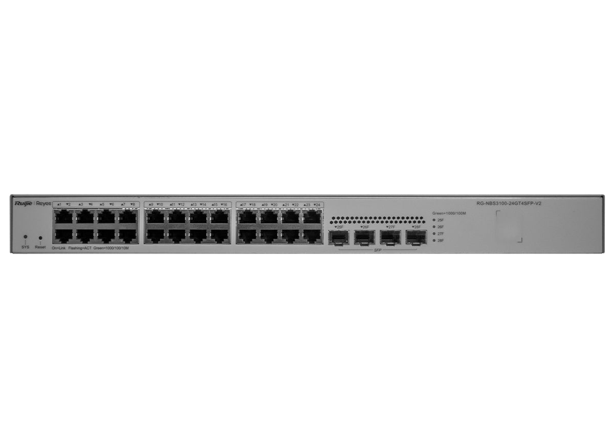 Reyee RG-NBS24G4S 24 Port Gigabit 4SFP Layer 2+ Smart Managed Switch product image