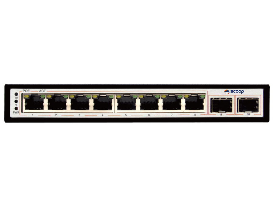 SPS-8G2S 8 Port Gigabit PoE 96W 2SFP Switch product image
