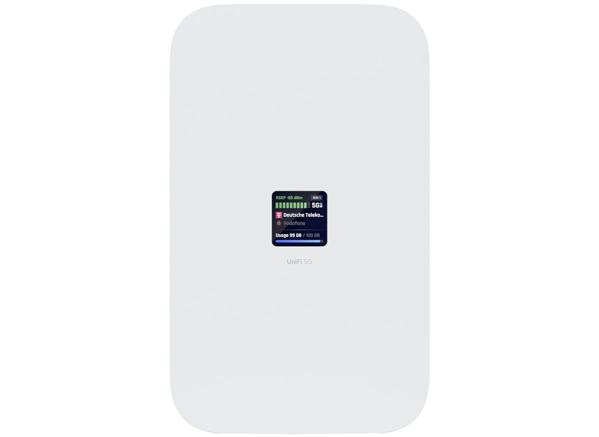 Ubiquiti U5G-MAX UniFi 5G Max Modem with PoE input and 2.5Gbps Ethernet product image