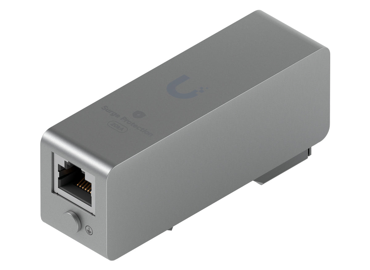 Ubiquiti UniFi 10Gbps PoE++ Single Port Din Rail Surge Protector - Ubiquiti UACC-ETHSP-DIN