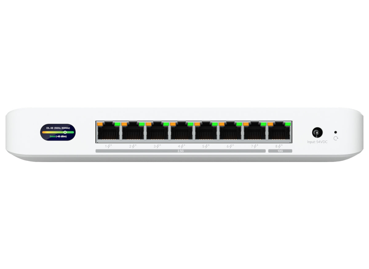 Ubiquiti UDB-SWITCH UniFi Device Bridge WiFi 7 Switch 35W 7x 2.5G PoE 1x 10G PoE product image