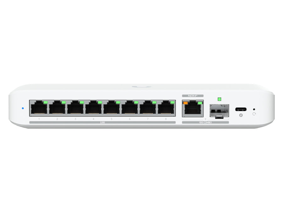 Ubiquiti USW-8FLEX-2.5G UniFi Flex 2.5G 8 Port 2.5G with 10G Combo Uplink product image