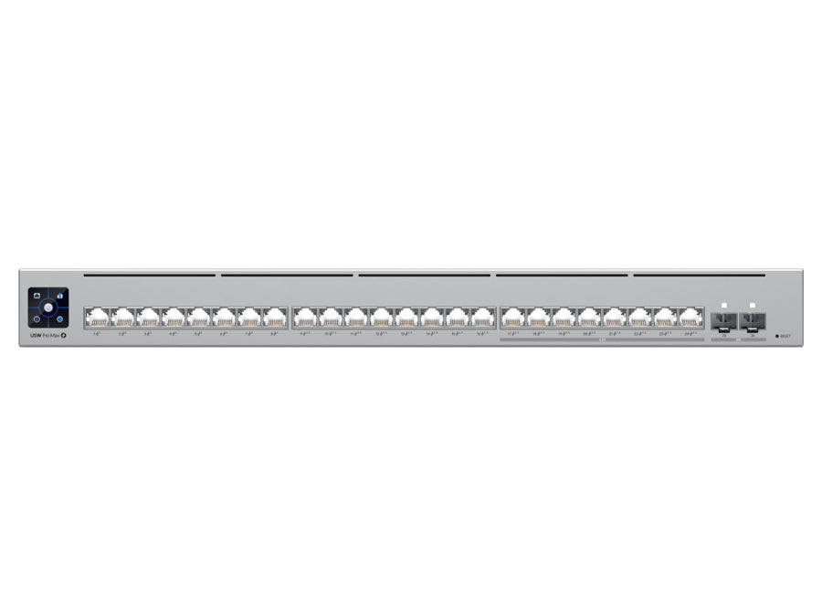 Ubiquiti USW-PRO-MAX24P UniFi Pro Max Switch 24 with 16PoE 8x 2.5Gbps PoE++ 400W product image