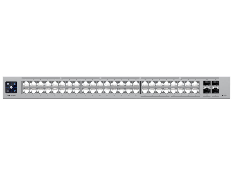 Ubiquiti USW-PRO-MAX48 UniFi Pro Max Switch 48 with 32 Gigabit 16x 2.5Gbps 4SFP+ product image