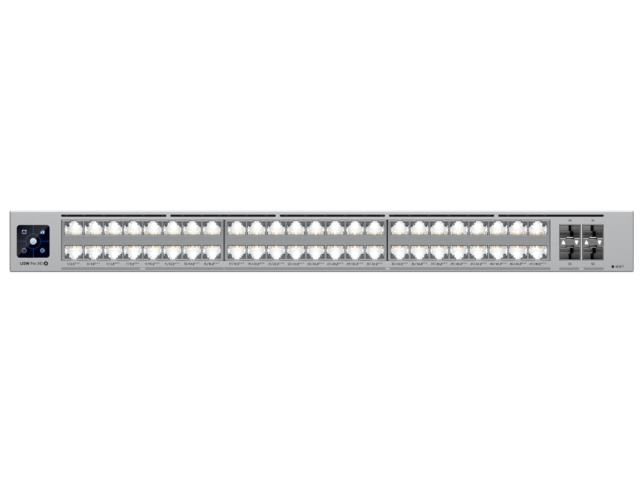 Ubiquiti USW-PRO-XG48P UniFi Pro XG Switch 32 x 10Gbps 16 x 2.5Gbps PoE+++ 2SFP28 1080W product image