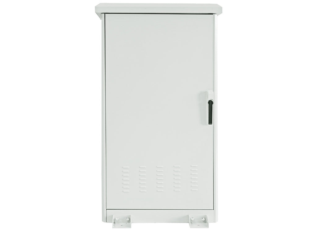 25U 800mm Deep Outdoor Cabinet with 4 fans – product view 2
