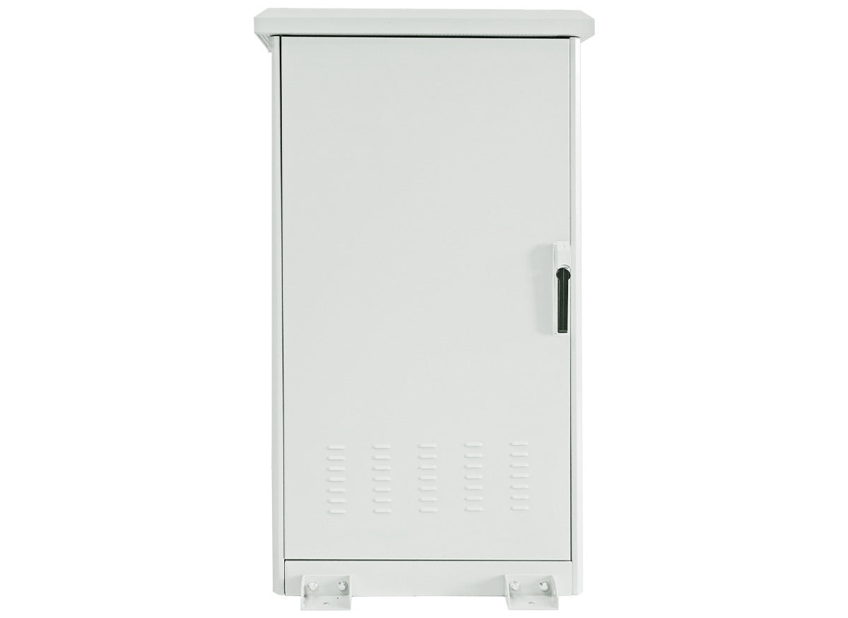 25U 800mm Deep Outdoor Cabinet with 4 fans – product view 2