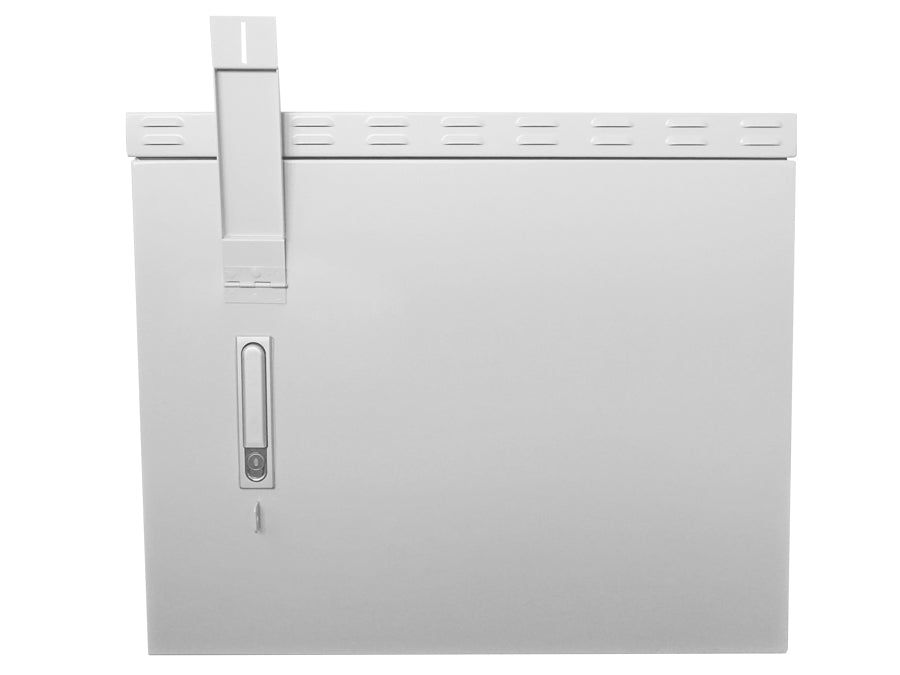 9U 450mm Deep Outdoor Cabinet with 2 fans – product view 3