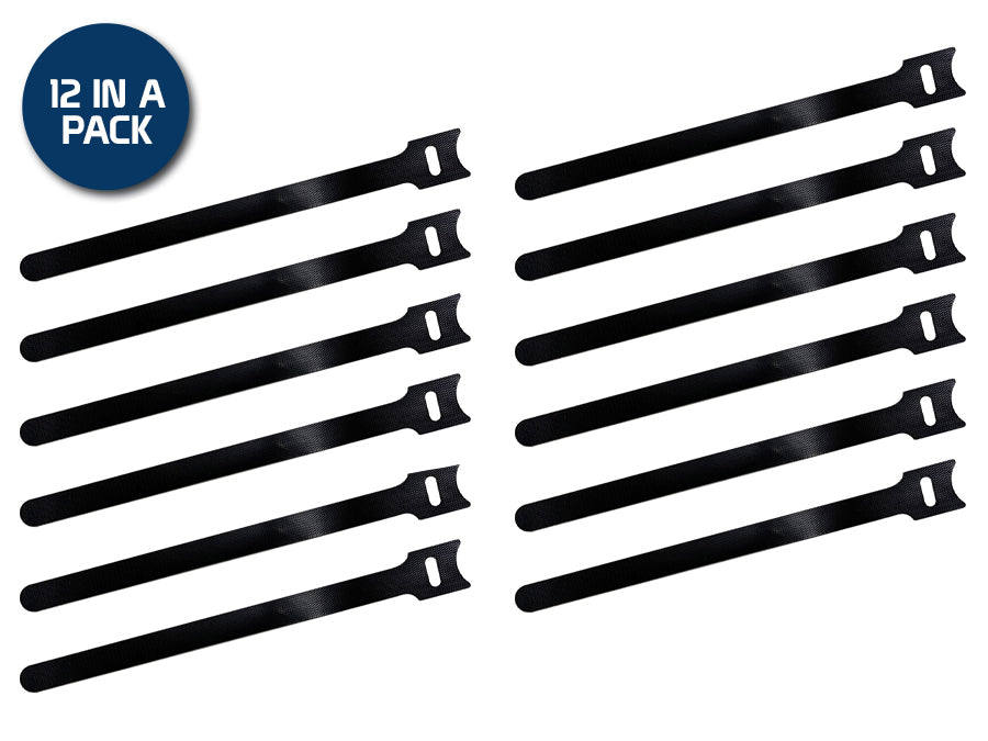 Linkbasic Reusable Cable Tie 200x12mm 12 Pack – product view 2