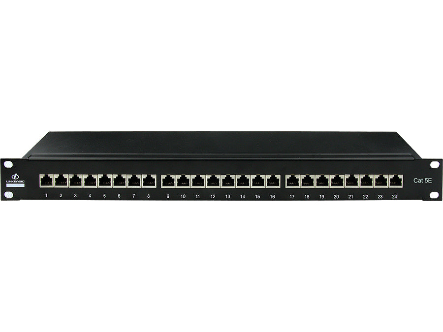 Linkbasic 24 Port Cat5e Shielded Rack Mount Patch Panel – product view 2