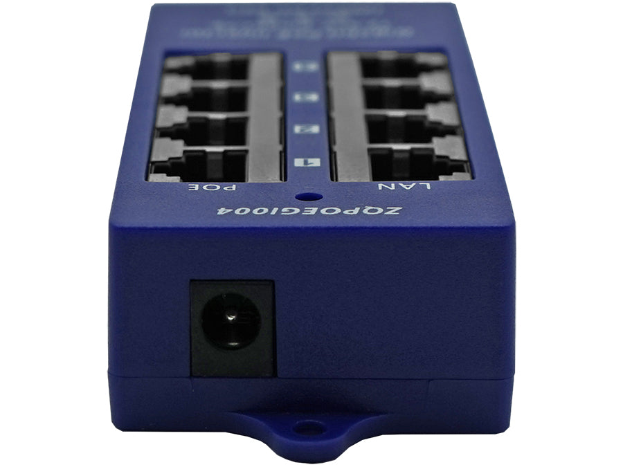 4 Port Gigabit Passive PoE Injector – product view 2