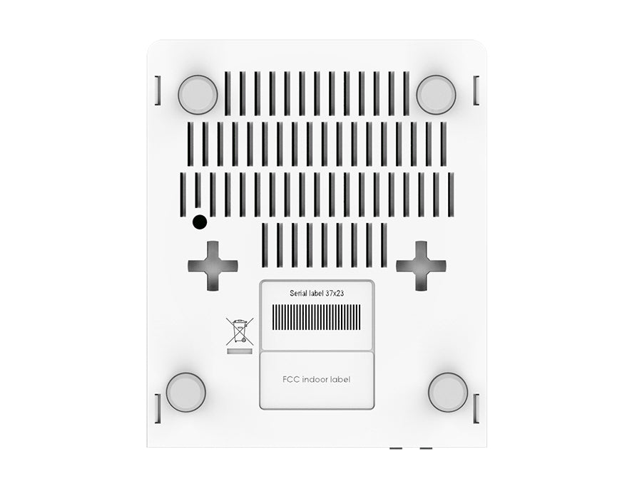MikroTik HEXPOE hEX PoE 5 Port Gigabit 1SFP PoE Out Desktop Router – product view 3