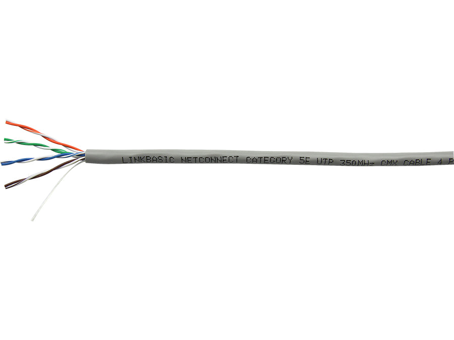 Linkbasic 305m Box Cat5e Solid Grey UTP Cable – product view 2