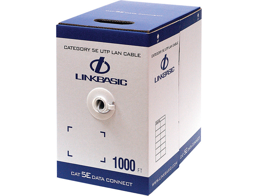 Linkbasic 305m Box Cat5e Stranded Grey UTP Cable – product view 2